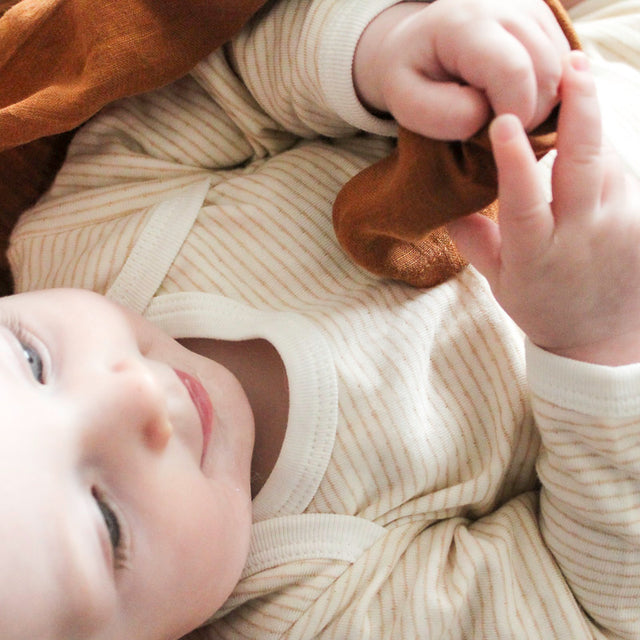 Long Sleeve Onesie | Stripe