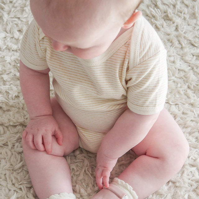 Short Sleeve Onesie | Stripe